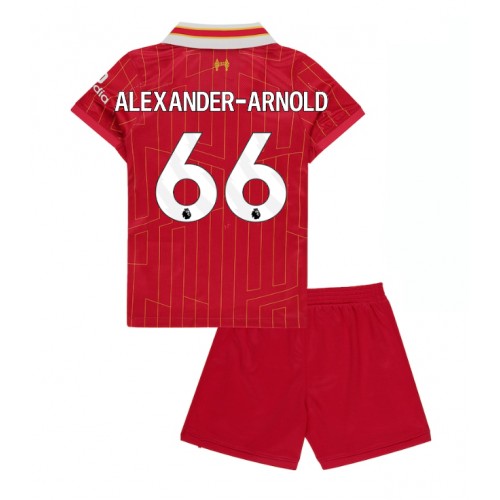 Liverpool Alexander-Arnold #66 Domaci Dres za djecu 2024-25 Kratak Rukav (+ Kratke hlače)